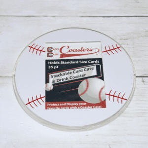 Baseball Card Case Coaster