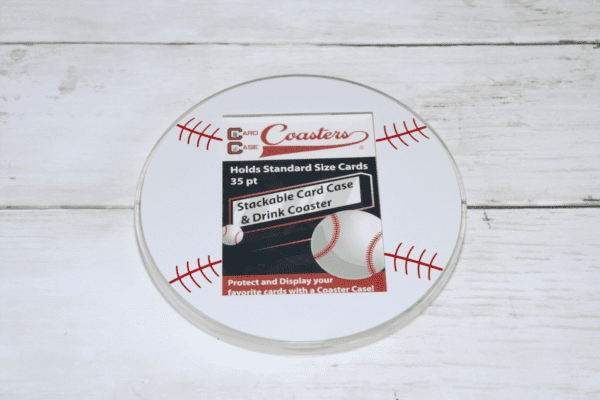 Baseball Card Case Coaster
